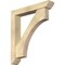 Ekena Millwork Westlake Slat Rough Sawn Bracket w/ Offset Brace, Douglas Fir, 6"W x 34"D x 38"H BKT0604X34X38WTL06RDF - alternate 1
